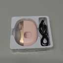 Electric Nail Clipper,2 in 1 Automatic Nail Trimmer with Polishing,Portable Fingernail Cutter 2 Speeds File Nail Clip Storage Rechargeable Safety Trimmer for Baby, Kids, Adults, Seniors (Pink)