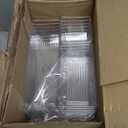 DCA 25 PCS Clear Plastic Drawer Organizer Tray, Bathroom Organizers and Storage Bins for Makeup, Kitchen Utensils, Jewelries, Gadgets, Office Desk