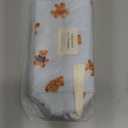 JINFANRUI 3PCS Quilted Make Up Bag Set Cute Cotton Make Up Pouch Blue Striped Bear Cosmetic Bag Set Large Travel Toiletry Bag For Women(B)