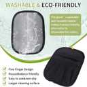 2 Pcs Pet Hair Removal Glove, Magic Brush Electrostatic Pet Hair Remover Glove, Reusable Dog Cat Hair Fur Remover Mitt, Pet Grooming Cleaning Gloves, Pet Hair Cleaner Removal Tool for Couch, Carpet