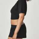florence by mills Women's Garden Party Elastic-Back Tee (Black, XL)