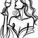 LIYOUYA Drinking Woman Metal Wall Decor - Wine Art Decor Simple Black Wall Art Home Decor for Living Room, Dining Room, Bar (Black)
