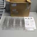 LARGER Compartment - Stackable Water Bottle Organizer Holder - for Stanley & Others' Large Tumbler - Clear Wine Rack, Cup Bottle Holder for Cabinet Home Countertop Fridge Pantry Shelf, 4 Tier Hold 12