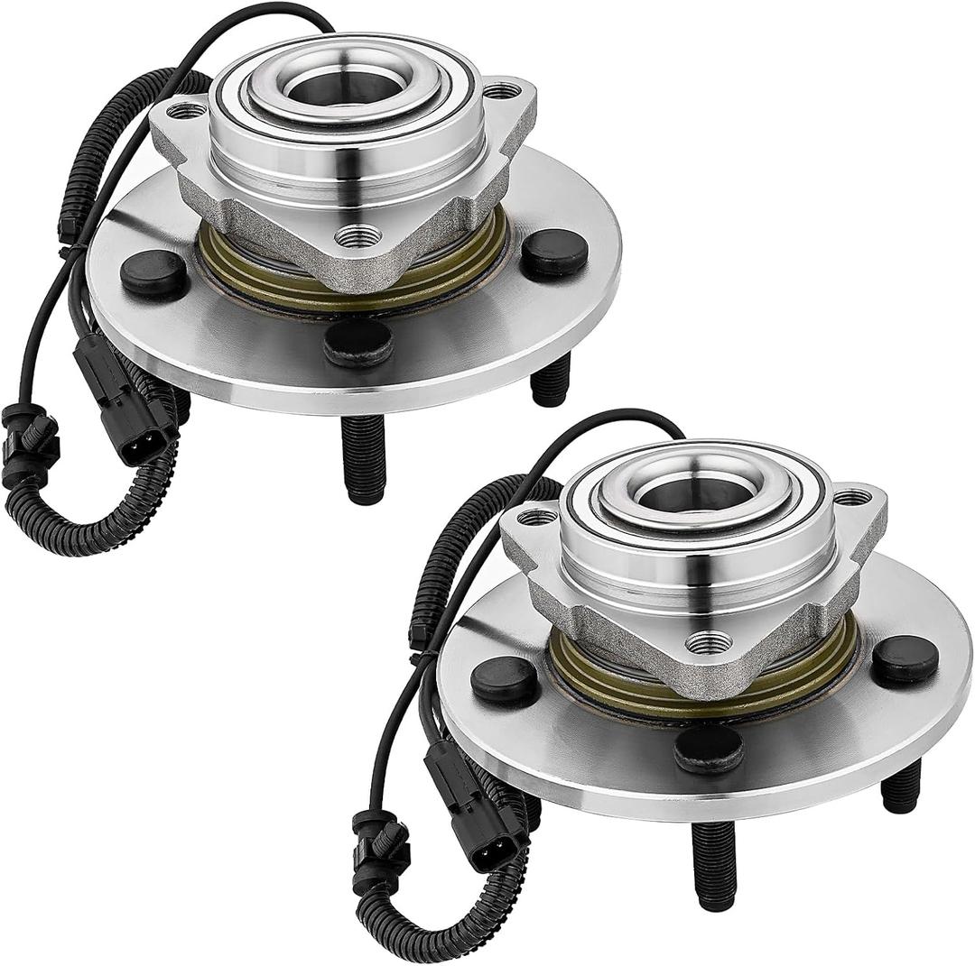 Pair 515151 Front Wheel Bearing Hub Assembly for Dodge Ram 2012-2018, Hub Bearing for Ram 1500 Classic 2019-2022 with ABS 5 Lugs