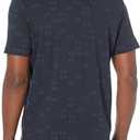 Armani Exchange Men's Allover Printed Logo Stretch Polo Shirt, XS