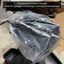 Clear Engine Storage Cover Bags, Extra-Thick Heavy-Duty Transparent PE Protective Covers for Engine Storage and Workshop Use, 39.4 x 47.2 in & 55.1 x 55.1 in, 5