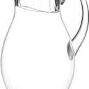 US Acrylic 72oz Acrylic Clear Acrylic Pitcher with Lid, Reusable, BPA-free, Indoor and Outdoor Pitcher for Water, Lemonade, Juice, and Soda Pop