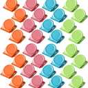 Magnetic Clips 21 Pack, Heavy Duty Colored Metal Clips for Fridge, Whiteboard, Photos, Classroom Supplies (Multicolor)