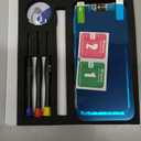 FFtopu iPhone 14 Pro Max Screen Replacement Kit 6.7'' LCD Display 3D Touch Screen Digitizer Full Assembly Repair Kits Waterproof Frame Sticker+Screen Protector for A2651, A2893, A2894, A2895, A2896