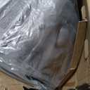 Phoenix Home Manual Recliner Chair with Massage and Heat Ergonomic Overstuffed Breathable Fabric Reclining Chair with 2 Side Pockets, 2 Cup Holders, Remote Control, Living Room, Bedroom, Gray