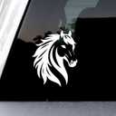 Sunset Graphics & Decals Pretty Horse Silhouette Decal Vinyl Car Sticker | Cars Trucks Vans Walls Laptop Computer Mirror Skateboard Tablet | White | 5.5 inch | SGD000337