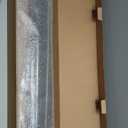 Outside-Mount Rain Guards Window Visors for 2019-2026 Dodge RAM 1500 Crew Cab (New Body Style) Full-Size Wind Vent Deflectors Truck Accessories Dark Smoke 4-Piece Set with Thicker