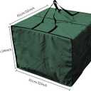 Storage Bag, Waterproof Fabric Cushion Storage Bag, Dark Green