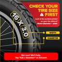 Ultraverse 16x3.0 Fat Bike Inner Tube Set, Schrader Valve, 2 Pack