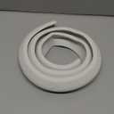 M2cbridge L Shape Extra Thick Furniture Edge Wall Corner Guard Desk Edge Cushion Bumper 6.5 Ft (Off White)