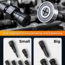 2 in 1 Blind Hole Bearing Puller & Bearing Press Kit, 16pc Bearing Remover & Installer Set with Seal Driver & 5 Bearing Adapters and Expandable Collet 8-29mm for Bicycle, Motorcycle