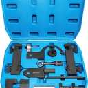 Camshaft Alignment Timing Tool Kit for Land Rover Jaguar Discovry 4 Rang Rover Sport V8 5.0L V6 3.0L Engine Timing Tool Set with Fuel Pump/Injector Tool Replace 303-1482 303-1445 303-1448 303-1452