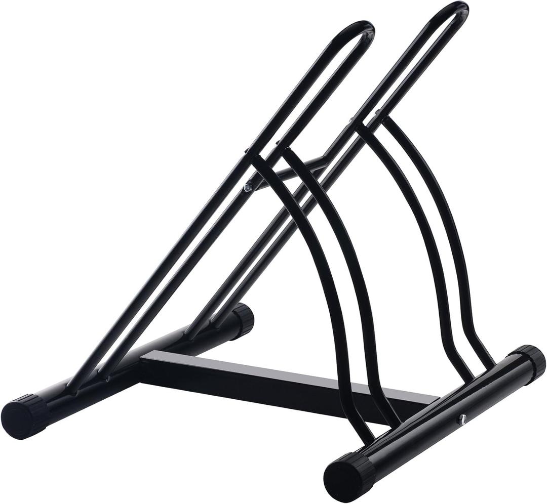 Bike Rack Dual Bicycle Stand for Mountain, Road, or Kids Bikes Indoor or Outdoor Steel Bicycle Storage Tire Rack for Truck by RAD Cycle