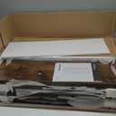 VASAGLE CUSTOS Collection - Bookshelf, 6-Tier Bookcase, Book Shelf, Open Storage Shelf, 9.4 x 23.6 x 63.3 Inches, for Living Room, Home Office, Dinning Room, Rustic Brown ULBC166X01