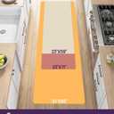 DEXI Plastic Kitchen Runner Rug 23"x71", Vinyl Floor Protector Mat Waterproof, Clear Carpet for Indoor Laundry Hallway Front Sink