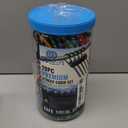 GOEASY0312 Premium Bungee Cords Heavy Duty - 20 pcs Bungee Cords with Hooks in A Storage Jar Includes 10", 18", 24", 30", 36", 48" Bungie Cord Bundle
