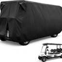 moveland 6 Passenger Golf Cart Storage Cover Compatible with E Z GO, Club Car, Yamaha - Dustproof & Durable