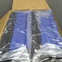 Sheenive Stadium Seats for Bleachers with Back Support, Bleacher Seats with Backs and Cushion Wide, Padded Portable Folding Comfort Stadium Chair with Shoulder Strap, Blue, 2 Pack, 17.1 x 13.5 x 16.5 inches