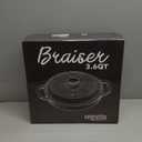 Segretto Cookware Enameled Cast Iron Dutch Oven with Handle, 4.57 Quarts, Verde Chiaro (Gradient Green) Oven Safe Dutch Oven Pot With Lid Ceramic Enamel Cast Iron Pot Cookware | Bread Oven