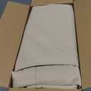 Favoyard Deep Seat Patio Cushion Set 24 x 24 Inch Waterproof Outdoor Chair Cushions for Patio Furniture with Fade Resistant and Removable Cover with Handle & Adjustable Straps for Patio, Yard, Garden (Beige)