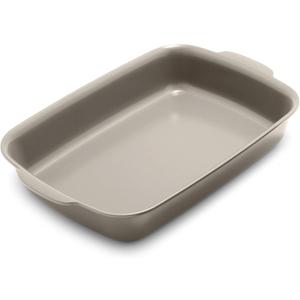 GreenPan Premiere Ovenware Healthy Ceramic Nonstick 13" x 9" Rectangular Baking Pan, PFAS-Free, Warp-Free Bakeware, Durable Quick Heating, Oven & Broiler Safe to 600F, Dishwasher Safe, Taupe