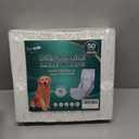 IMMCUTE Large Dog Diapers Male, 50 Ct, Extra-Wide Disposable Male Dog Wraps, Breathable, Comfortable Cotton Fabric with Super Absorbent Male Dog Diapers, Suitable for Medium to Large Breeds