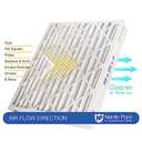Nordic Pure 16x20x4 (15_1/2 x 19_1/2 x 3_5/8) Pleated MERV 12 Air Filters 2 Pack