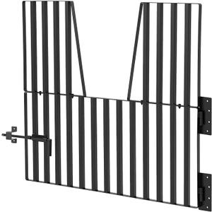 Zonon Horse Stall Door Guards 48" x 42" Heavy Duty Yoke Design Stall Gates for Horses or Barns Accessories and Guard