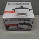 BLACK+DECKER 3-Cup Rice Cooker, 1.5-cup Uncooked Rice, 3 Cups Cooked, Steaming Basket, Removable Non-Stick Bowl, One Touch