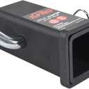 TOPTOW 64028HP Trailer Hitch Adapter 2-1/2" to 2" Hitch Reducer Sleeve Carbon Steel, 5/8 inch Pin & Clip Included