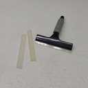 Amazon Basics Window Squeegee with Handle for Car Windows, Glass, Mirror, Black
