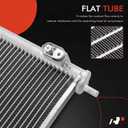 A-Premium Air Conditioning A/C Condenser Compatible with Honda Pilot 2009-2015 3.5L, Sport Utility, Replace# 80110SZAA01