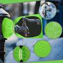 3 Pack Green Outdoor Faucet Covers for Winter Insulated Freeze Protection 27.9" x 14.9" Hose Bib Covers for Winter Reusable Thicker Waterproof Insulated Spigot Cover with Reflective Strips