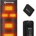 Antarctica Gear Heated Sleeping Bag, 5pcs Heating Areas Sleeping Bags with 16000mAh 12V Battery Pack, 3 Adjustable Heating Levels Cold Weather Sleeping Bag for All Season Hiking & Camping