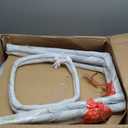 Counter Height Bar Stools, 26" H Backless Bar Stools Set of 4, Upholstered Faux Leather Kitchen Counter Stools, Mid Century Modern, Kitchen Island Home Bar, Pub, Black Blue