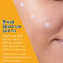 CeraVe 100% Mineral Sunscreen SPF 50, Face sunscreen With Zinc Oxide & Titanium Dioxide, Hyaluronic Acid + Niacinamide + Ceramides, Oil Free, Travel Size 2.5 oz