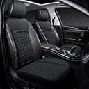 Joy Forserve Front Car Seat Covers for Volvo,Leather Waterproof Seat Protector Custom Fit Volvo XC90 XC60 XC40 V60 C40 V90 S70 S40 S60 S90,2 Pack,Black