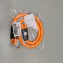 Slip Collar, Dog Choker Collar, Nylon Dog Training Collar with Slidable Stopper No Pull Dog Collars Martingale Collars for Small Medium Large Dogs, Orange
, L