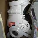 Spooktacular Creations Astronaut Helmet for Kids with Movable Visor Pretend Role Play Accessory Toy Set Halloween Costumes (White)