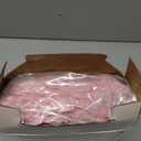 Chunky Knit Throw Blanket, 30''*40'' Knitted Throw Chenille Yarn for Bed Couch, Handmade Light Pink Crochet Big Thick Blanket, Machine Washable Cute Comfy Blanket for Home Decor