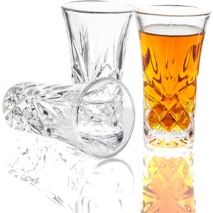 JAIEF Tequila Glasses Heavy Base Shot Glass Cordial Glasses 2 OZ (3)