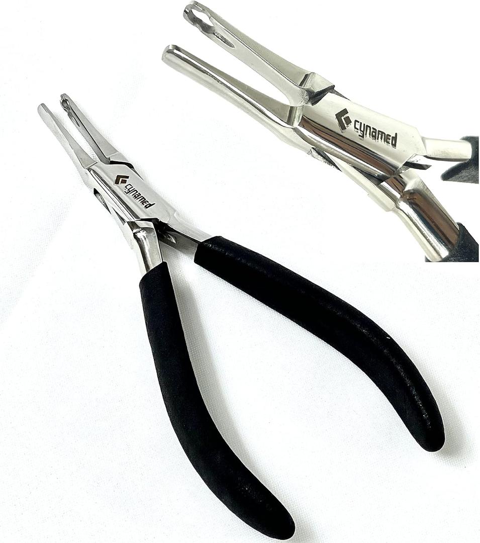 Premium -Nose Pad Arm Adjusting Pliers Eyeglass Arms Frame Eyeglasses Nose Pad Remover, Multi-purpose Optical Optician Tool for Glasses Repair Assembling & Adjusting (UPGRADED NOSE PAD PLIER #22N)