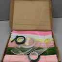 601PCS Complete Pink Pipe Cleaners Flower KitPastel Pipe Cleaners for Flowers, DIY Craft Supplies for Projects, 6 Colors, with Floral Wires, Tape, Glue Sticks, Ribbon, Stamen, Manual & Video Tutorial