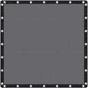VICLLAX Shade Fabric Sun Shade Cloth Privacy Screen with Grommets for Patio Garden Pergola Cover Canopy 12x12 FT, Grey
