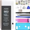 ASDAWN 7600mAh Battery for iPhone SE2, Upgraded Higher Capacity iPhone Battery Replacement for A1661 A1784 A1785 A1786 with Professional Tools